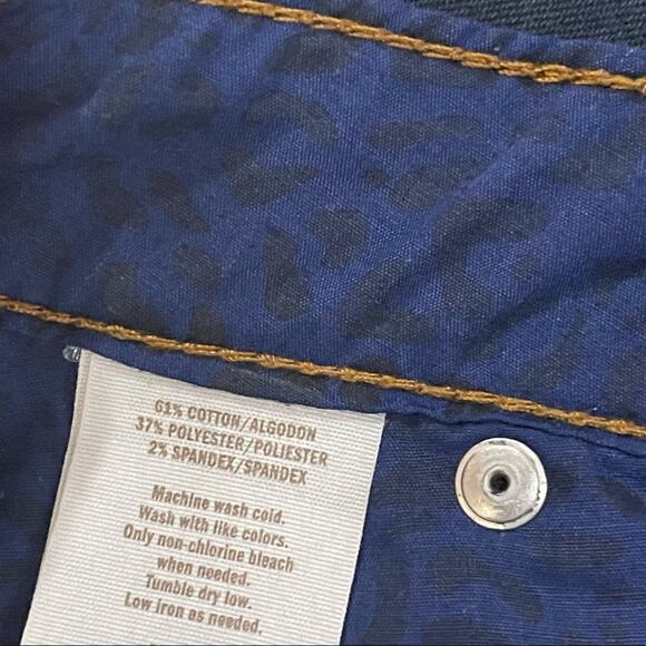 Decree Blue Dark Wash Jeans 5-Pocket Zip Fly Stretch Women’s Size M - Picture 5 of 5
